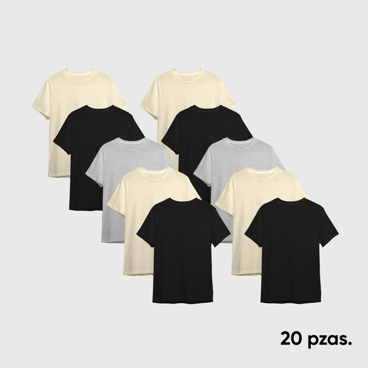 Pack 20 playeras